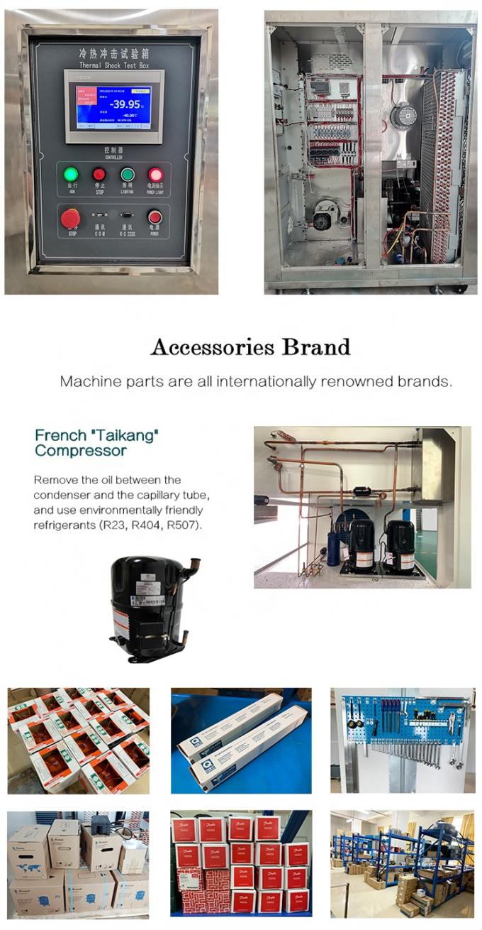 Machine climatique environnementale de recyclage d'essai de choc thermique de chambre d'humidit&eacute; de la temp&eacute;rature 1