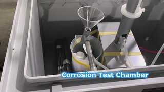Chambres à brouillard salin à fixation par vis : vérification de la corrosion au brouillard salin