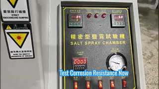 Chambres de pulvérisation de sel moulées sous pression de précision : test de résistance à la corrosion et à l'oxydation
