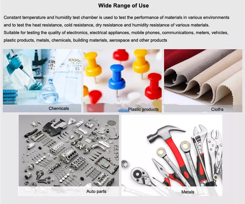 Chambre à hautes températures programmable de chambres d'essai concernant l'environnement de l'étuve de laboratoire GB/T2423.1-2008