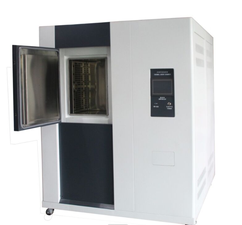Chambre d'essai de choc thermique configurable à deux boîtes avec une plage de 60 °C à 200 °C, protection multi-sécurité pour la défense, l'aérospatiale, l'électronique