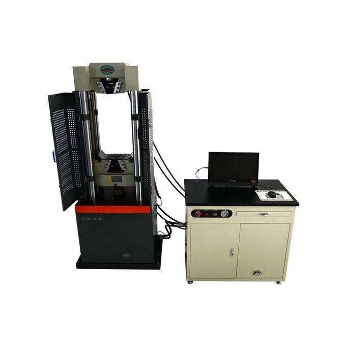 Force measurement accuracy better than ±0.5 percent Universal Tensile Testing Machine with 1200mm stroke and high resolution