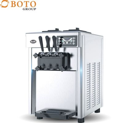 Machine de nettoyage libre de sept jours automatique verticale de crème glacée mou de support du cornet de crème glacée trois