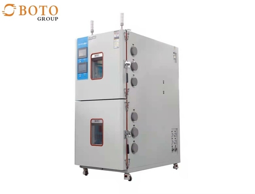 Chambre froide d'essai de choc thermique de batterie de machine d'essai au choc de la chaleur de la température de 2 zones